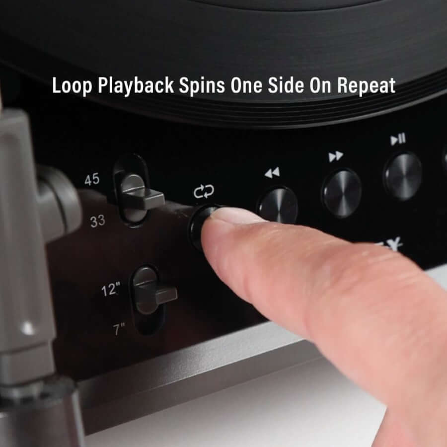 Crosley Beck CR6049A loop playback repeats one side
