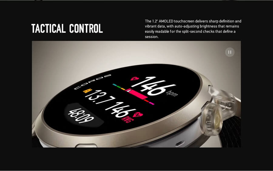 COROS PACE 4 Jakob Tactical Control