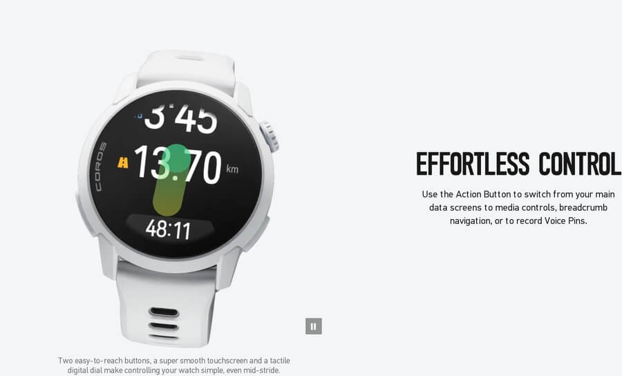 COROS PACE 4 Effortless Control