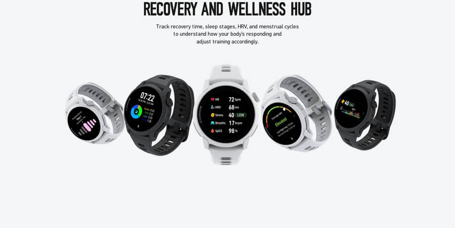 COROS PACE 4 Recovery and Wellness Hub